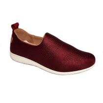 Tênis Feminino Slip On Usaflex Elastano anti impacto Af0607