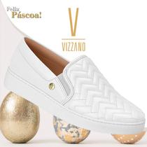 Tênis Feminino Slip On Vizzano Confortável Calce Fácil Macio