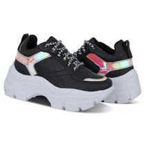 Tênis Feminino Sneaker Chunky Plataforma Alta Moda Tênis Feminino Sneaker Chunky Plataforma Alta Moda