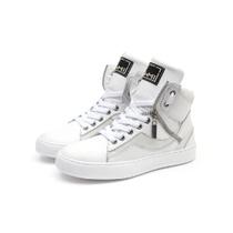 Tenis Feminino Sneaker Fitness Academia Couro com Ziper Tenis Feminino Sneaker Fitness Academia Couro com Ziper