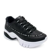 Tênis Feminino Sneaker Fly High Ramarim 22-80104 Preto