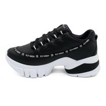 Tênis Feminino Sneaker Fly High Ramarim Preto 2280104P