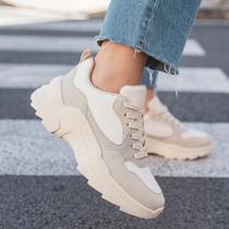 Tênis Feminino Sneaker Plataforma Confortável Tratorado Estiloso Alta Durabilidade - Malaysia Collection