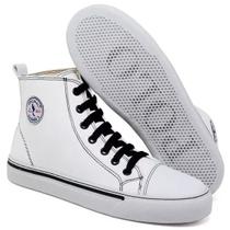 Tênis Feminino Star Cano Alto Casual Basico de Amarrar Classico All Confortavel Tamanho 35