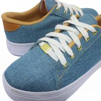 Tenis Feminino Star Casual Sapatenis Branco Leve Confortável Tenis Feminino Star Casual Sapatenis Branco Leve Confortável