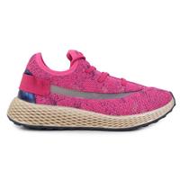 Tênis Feminino Stasy Slip On Tricot Rosa - 1400P