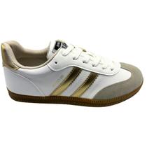 Tênis Feminino Sua Cia Ana Castela Ref 8355 Branco/Dourado