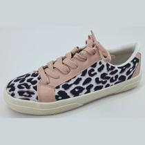 Tênis Feminino Super Fashion Animal Print Onça Color 13738T - Sua Cia