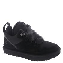 Tênis feminino UGG Lowmel de camurça preta com forro de lã tamanho 8