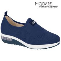 Tênis Feminino Ultraconforto Modare Slip On Calce Fácil Casual Sem Cadarço