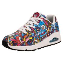 Tênis feminino uno color doodle skechers 177973 Tênis feminino uno color doodle skechers 177973