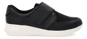 Tenis Feminino Usaflex Joanete Em Couro Calce Facil Am19001