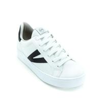 Tênis Feminino Via Marte 23-6202 - Branco e Preto