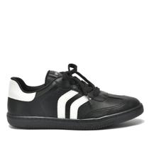 Tênis Feminino Via Marte Casual 129-003 Preto Branco