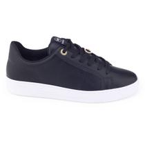 Tênis Feminino Via Marte Casual 23-13806 Cadarço Napa Preto Tênis Feminino Via Marte Casual 23-13806 Cadarço Napa Preto