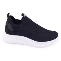 Tênis Feminino Via Marte Casual 23-19002 Knit SlipOn Meia Tênis Feminino Via Marte Casual 23-19002 Knit SlipOn Meia