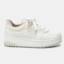 Tênis Feminino Via Marte Flatform Branco Marfim 005 - Branco