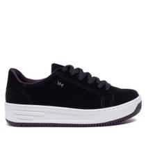 Tênis Feminino Via Marte Flatform Nobuck Preto