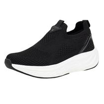 Tenis Feminino Via Marte Knit Elástico Slip On 341-002 Preto Tenis Feminino Via Marte Knit Elástico Slip On 341-002 Preto