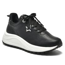 Tênis Feminino Via Marte Moda Casual Sola Alta 136-002 Tênis Feminino Via Marte Moda Casual Sola Alta 136-002
