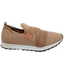 Tênis Feminino Via Uno Casual Knit Slip On 701002