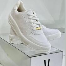 Tênis feminino vizzano branco casual plataforma sola alta