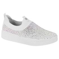 Tenis Feminino Vizzano Brilho Slip On Tecido Confortavel