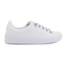 Tênis Feminino Vizzano Cadarço Strass Branco Cristal - 1214 Tênis Feminino Vizzano Cadarço Strass Branco Cristal - 1214