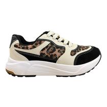 Tenis Feminino Vizzano Casual Conforto Animal Print Camurça Amarração Detalhe Metalizado 1485.200 Onca Tenis Feminino Vizzano Casual Conforto Animal Print Camurça Amarração Detalhe Metalizado 1485.200 Onca