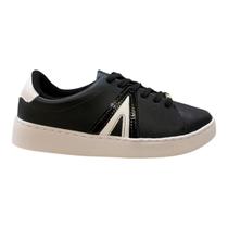 Tenis Feminino Vizzano Casual Retrô Plataforma Básico 1214.1032 Preto
