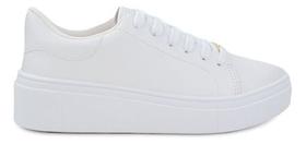 Tênis Feminino Vizzano Flatform Casual Com Sola Alta Branco - 1339