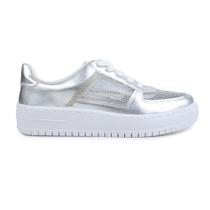 Tênis Feminino Vizzano Metalico Prata Transparente - 8497