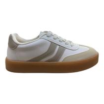 Tenis Feminino Vizzano Pelica Street Casual Retrô Plataforma Básico Branco