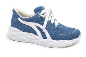 Tênis Feminino Werner Modinha Jeans Azul Tendência Conforto