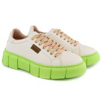 Tênis Feminino Wit Shoes Casual Solado Flatform Tratorado