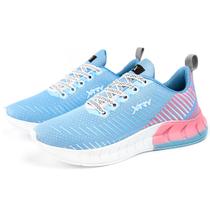 Tênis Feminino Xtry Ferraretto para Caminhada Esportivo Confortável Rosa Azul