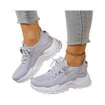 Tênis Femininos De Aumento De Altura Em Cores Sólidas, Calçados Versáteis E Baratos, Liquidação De