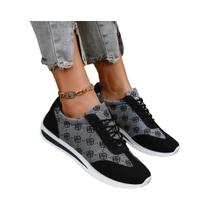 Tênis Femininos De Moda Primavera Outono Casuais Confortáveis Com Cadarço Para Caminhada Ao Ar Livre Tênis Femininos De Moda Primavera Outono Casuais Confortáveis Com Cadarço Para Caminhada Ao Ar Livre