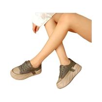 Tênis Femininos De Outono Com Solado Grosso 2024 Moda Plataforma Estilo Casual Com Cadarço Sneakers Tênis Femininos De Outono Com Solado Grosso 2024 Moda Plataforma Estilo Casual Com Cadarço Sneakers