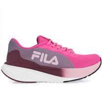 Tênis Fila Agile Rosa Cinza e Vinho Tênis Fila Agile Rosa Cinza e Vinho