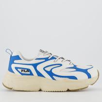 Tenis Fila Buzzard Bold Branco e Azul Tenis Fila Buzzard Bold Branco e Azul