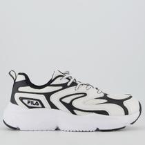 Tenis Fila Buzzard Bold Feminino Branco e Preto Tenis Fila Buzzard Bold Feminino Branco e Preto