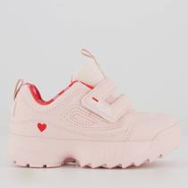 Tênis Fila Disruptor Infantil Rosa Tênis Fila Disruptor Infantil Rosa