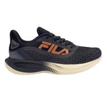 Tenis fila efecto feminino-preto/grafite/cobre