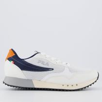 Tênis Fila Euro Jogger Sport II Branco e Marinho