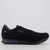 Tênis Fila Euro Jogger Sport II Preto e Grafite Tênis Fila Euro Jogger Sport II Preto e Grafite