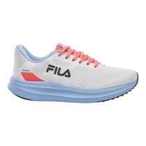 Tênis Fila Fastness Branco e Azul Feminino Tênis Fila Fastness Branco e Azul Feminino
