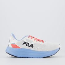 Tenis Fila Fastness Feminino Branco e Azul Tenis Fila Fastness Feminino Branco e Azul