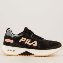 Tênis Fila Float Prime Feminino Preto e Salmão