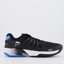 Tênis Fila Float Verve Preto e Azul Tênis Fila Float Verve Preto e Azul